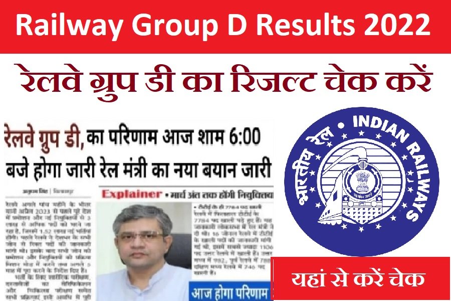 Railway Group D Results Check